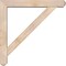 Ekena Millwork Traditional Craftsman Smooth Bracket w/ Offset Brace, Douglas Fir, 5 1/2"W x 34"D x 34"H BKT0604X34X34TRA04SDF - alternate 2